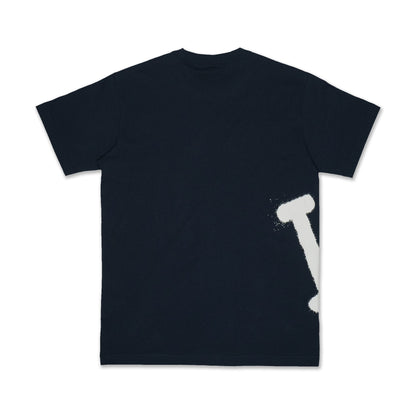 Los Angeles Dodgers Spray Paint Oceanside Blue Short Sleeve T-Shirt