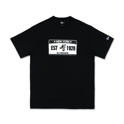 New Era License Plate Black Short Sleeve T-Shirt