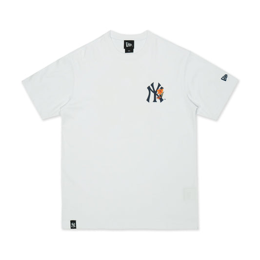 New York Yankees Floral White Short Sleeve T-Shirt