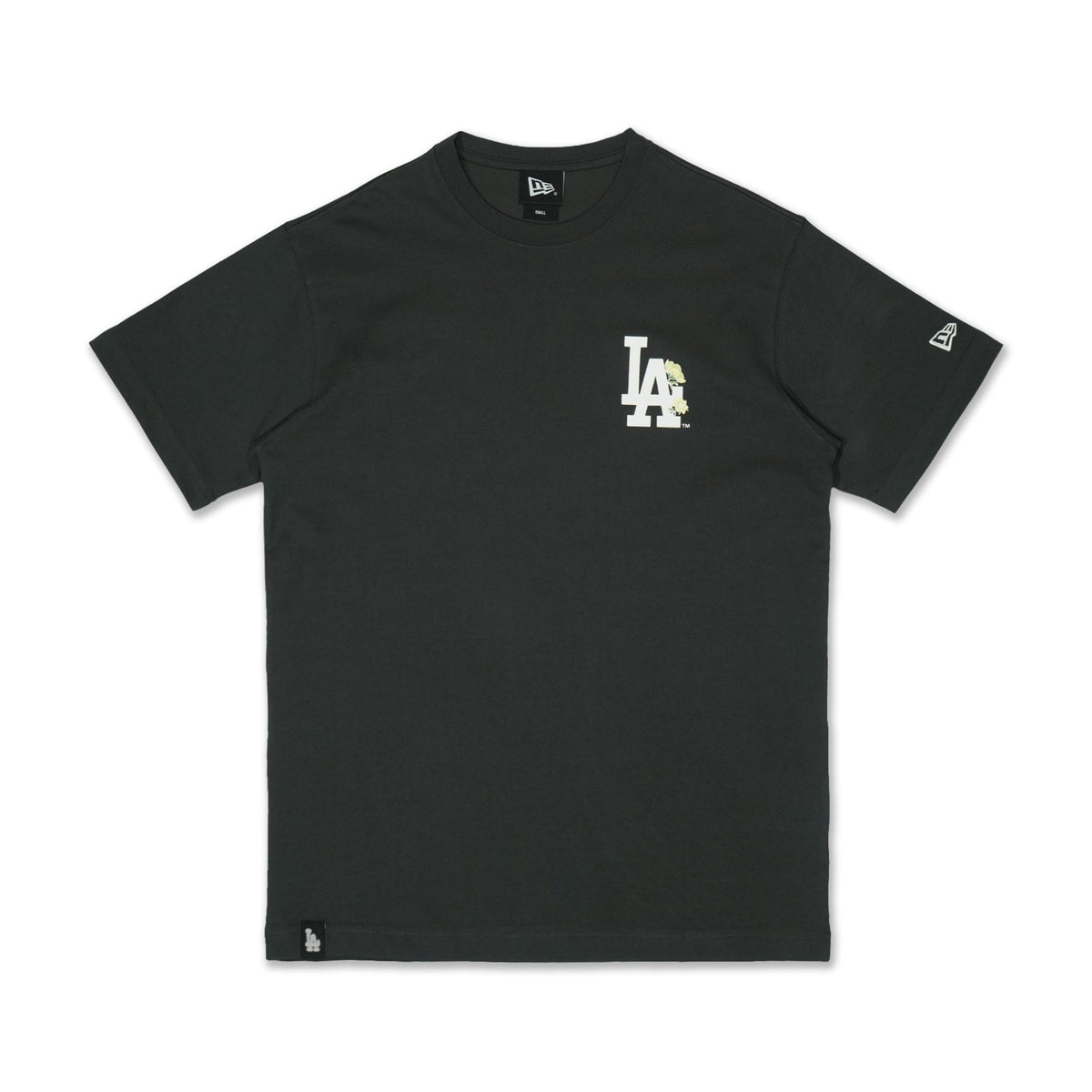 Los Angeles Dodgers Floral Steel Clouds Short Sleeve T-Shirt