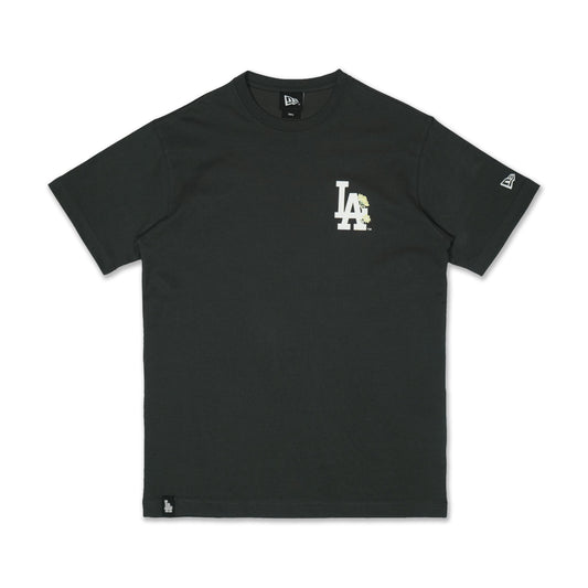 Los Angeles Dodgers Floral Steel Clouds Short Sleeve T-Shirt