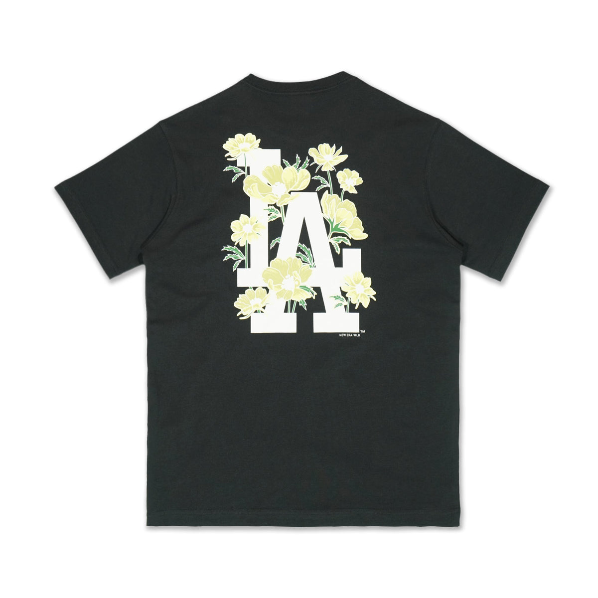 Los Angeles Dodgers Floral Steel Clouds Short Sleeve T-Shirt