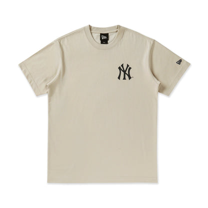 New York Yankees Cap Graphic Vintage Stone Short Sleeve T-Shirt