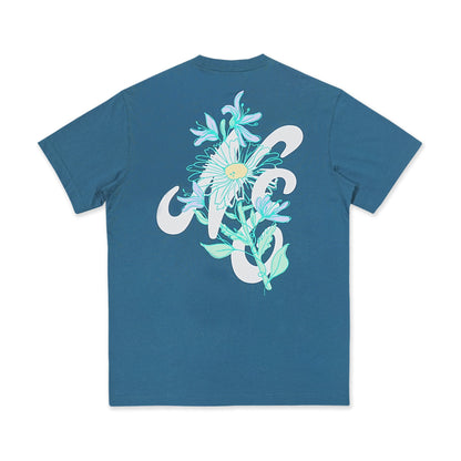 New Era Assorted Graphic Cadet Blue Short Sleeve T-Shirt