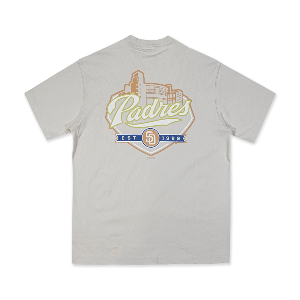 San Diego Padres Denim Mix Vintage Stone Short Sleeve T-Shirt