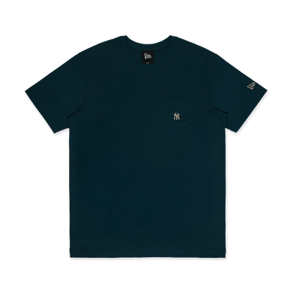 New York Yankees Color Era Pocket Cadet Blue Short Sleeve T-Shirt