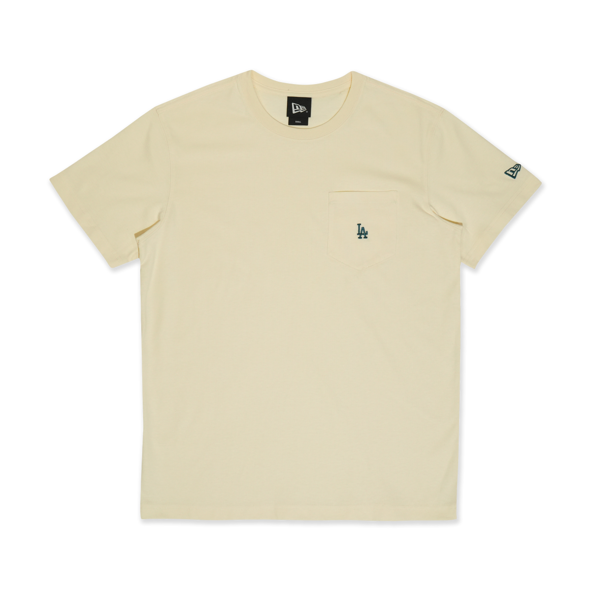 Los Angeles Dodgers Color Era Pocket Ivory Short Sleeve T-Shirt