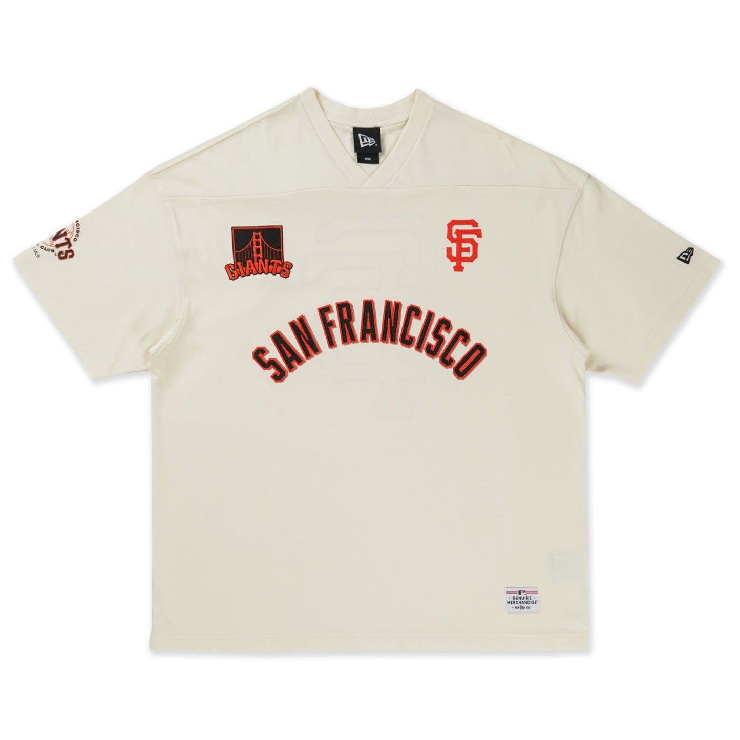 San Francisco Giants New Era Fan Fam Chrome White Short Sleeve Jersey