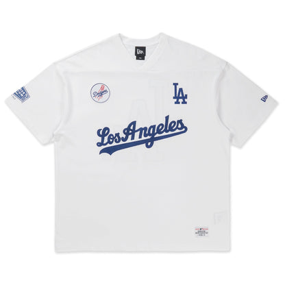 Los Angeles Dodgers New Era Fan Fam White Short Sleeve Jersey