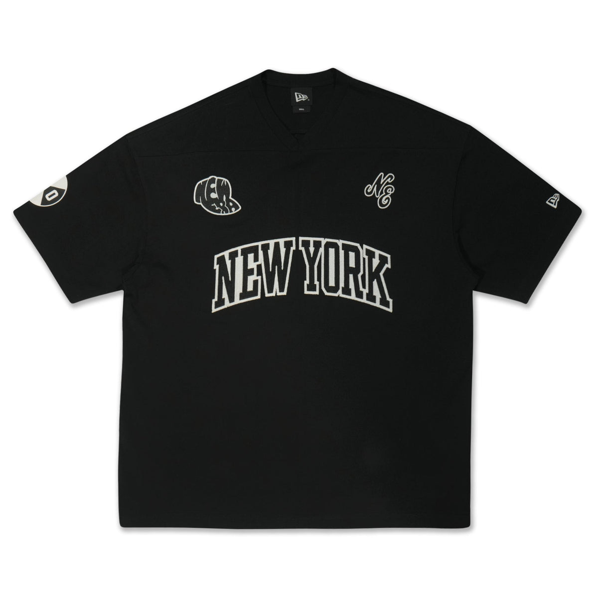 New Era Fan Fam Black Short Sleeve Jersey
