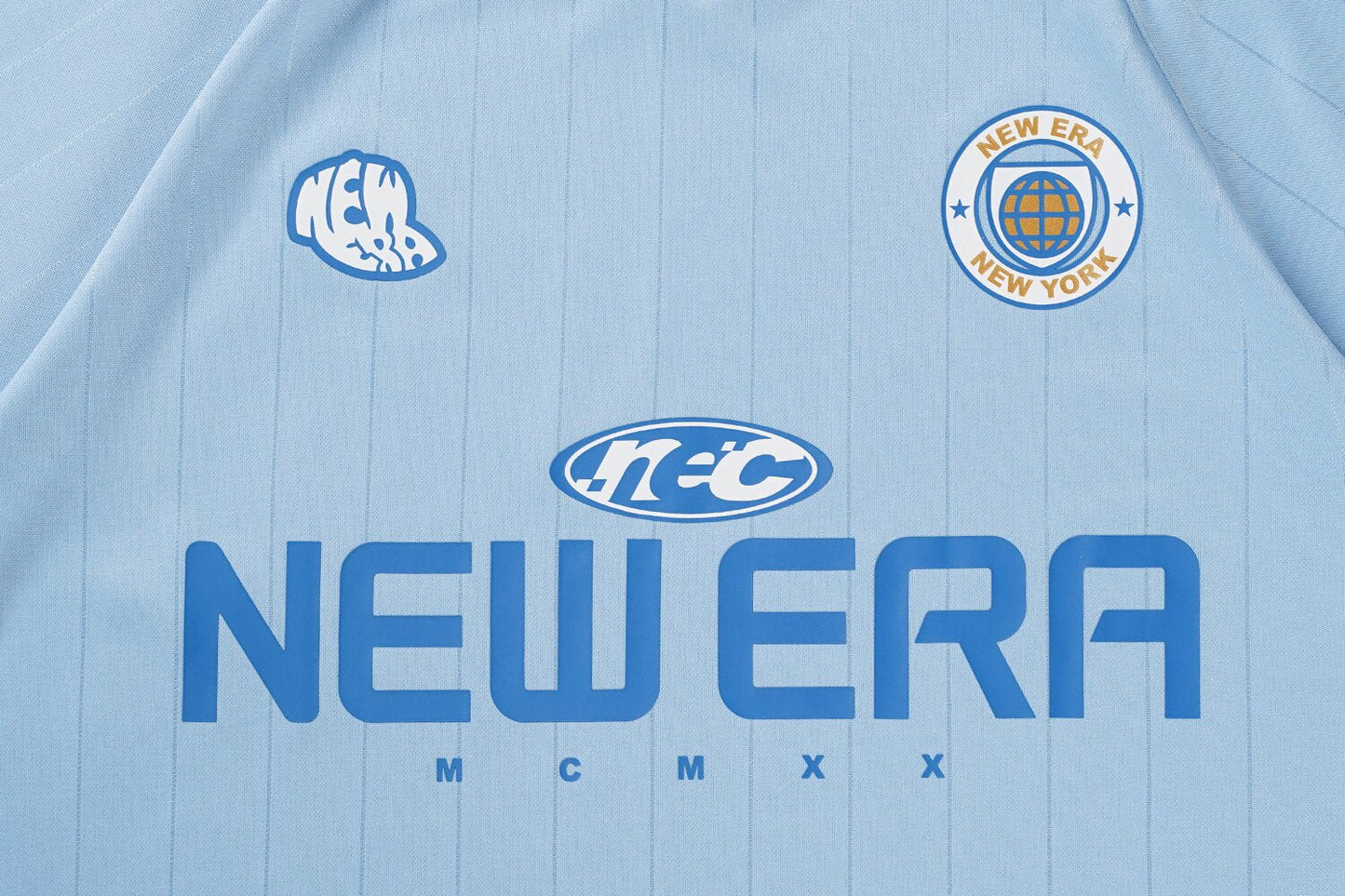 New Era Game Day Light Blue Short Sleeve Soccer Jersey