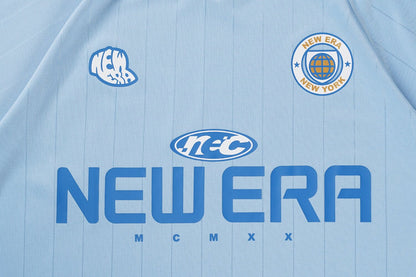 New Era Game Day Light Blue Short Sleeve Soccer Jersey