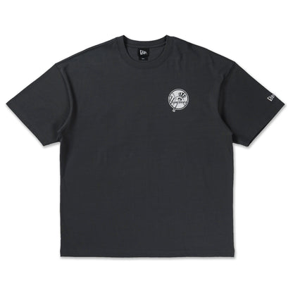 New York Yankees Sugary Twist Oversized Short Sleeve Steel Cloud T-Shirt