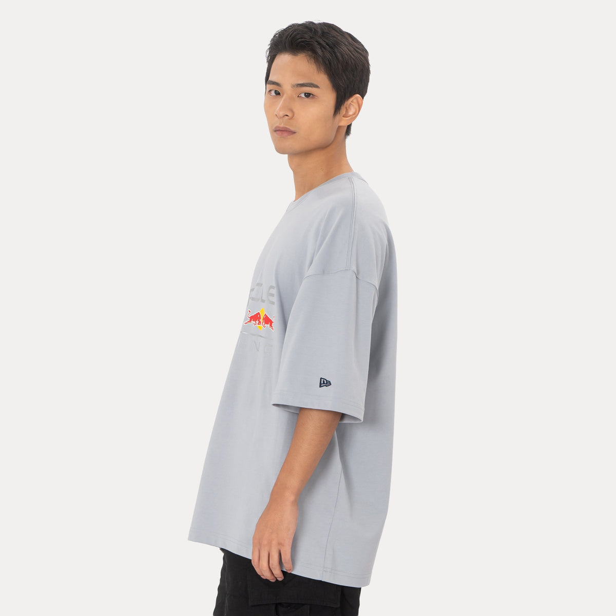 Oracle Red Bull Racing Dolphin Gray Oversized Short Sleeve T-Shirt