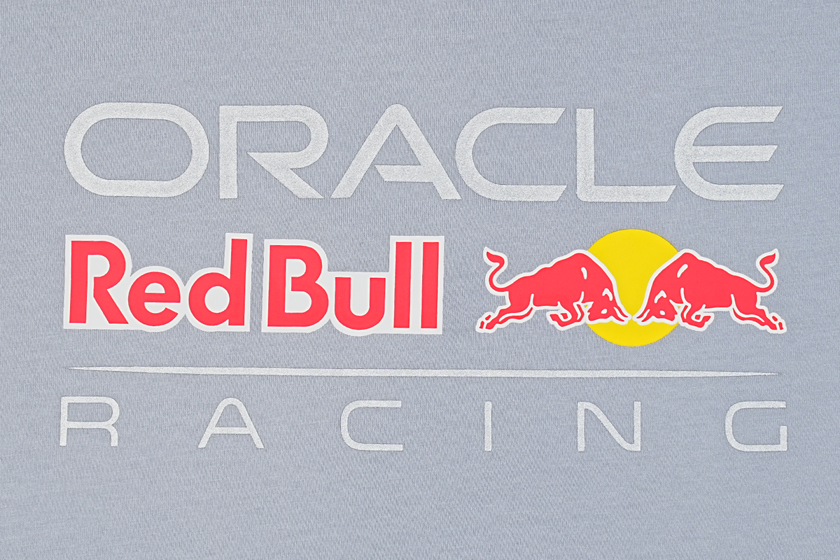 Oracle Red Bull Racing Dolphin Gray Oversized Short Sleeve T-Shirt