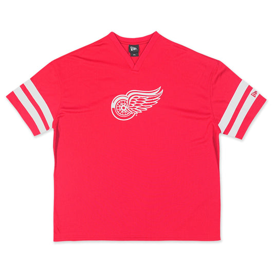 Detroit Red Wings Jersey Pack Scarlet Oversized Short Sleeve T-Shirt