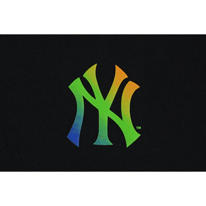 New York Yankees Assorted Graphic Black Oversized Short Sleeve T-Shirt