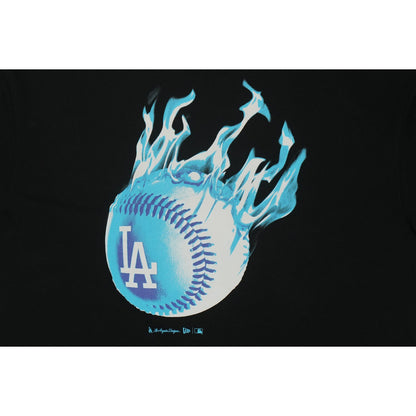 Los Angeles Dodgers Assorted Graphic Black Oversized Short Sleeve T-Shirt