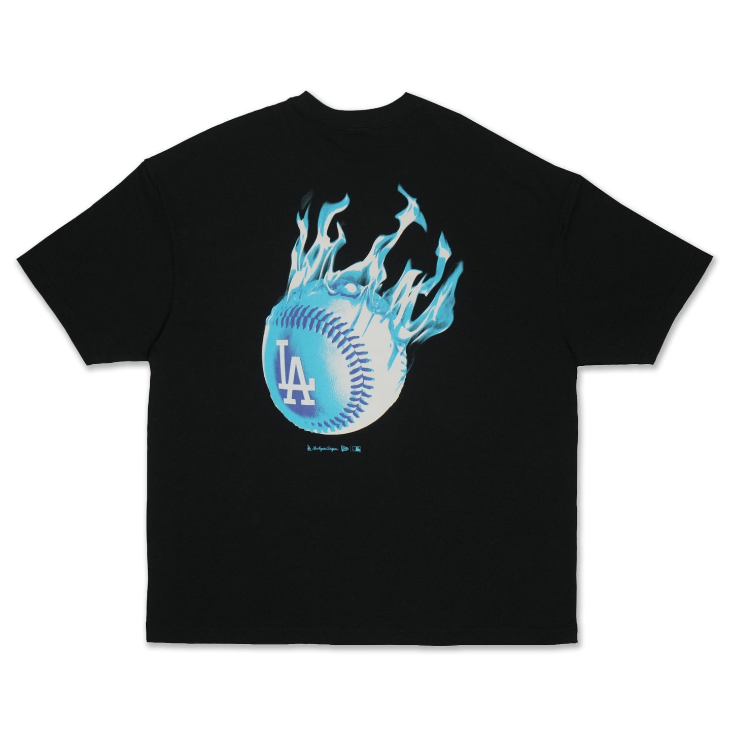 Los Angeles Dodgers Assorted Graphic Black Oversized Short Sleeve T-Shirt
