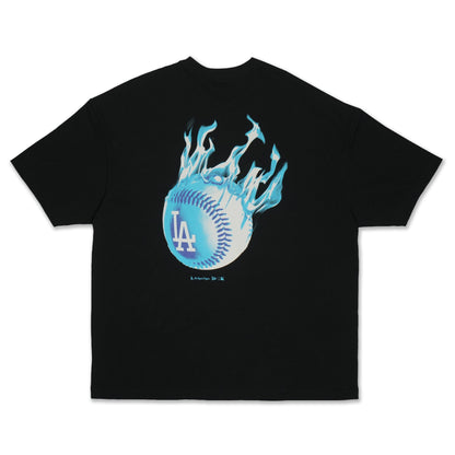 Los Angeles Dodgers Assorted Graphic Black Oversized Short Sleeve T-Shirt