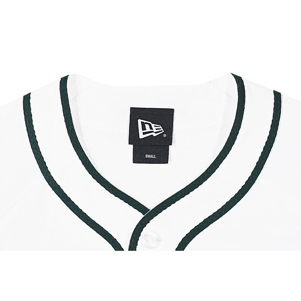 New Era New York White Short Sleeve Baseball Jersey