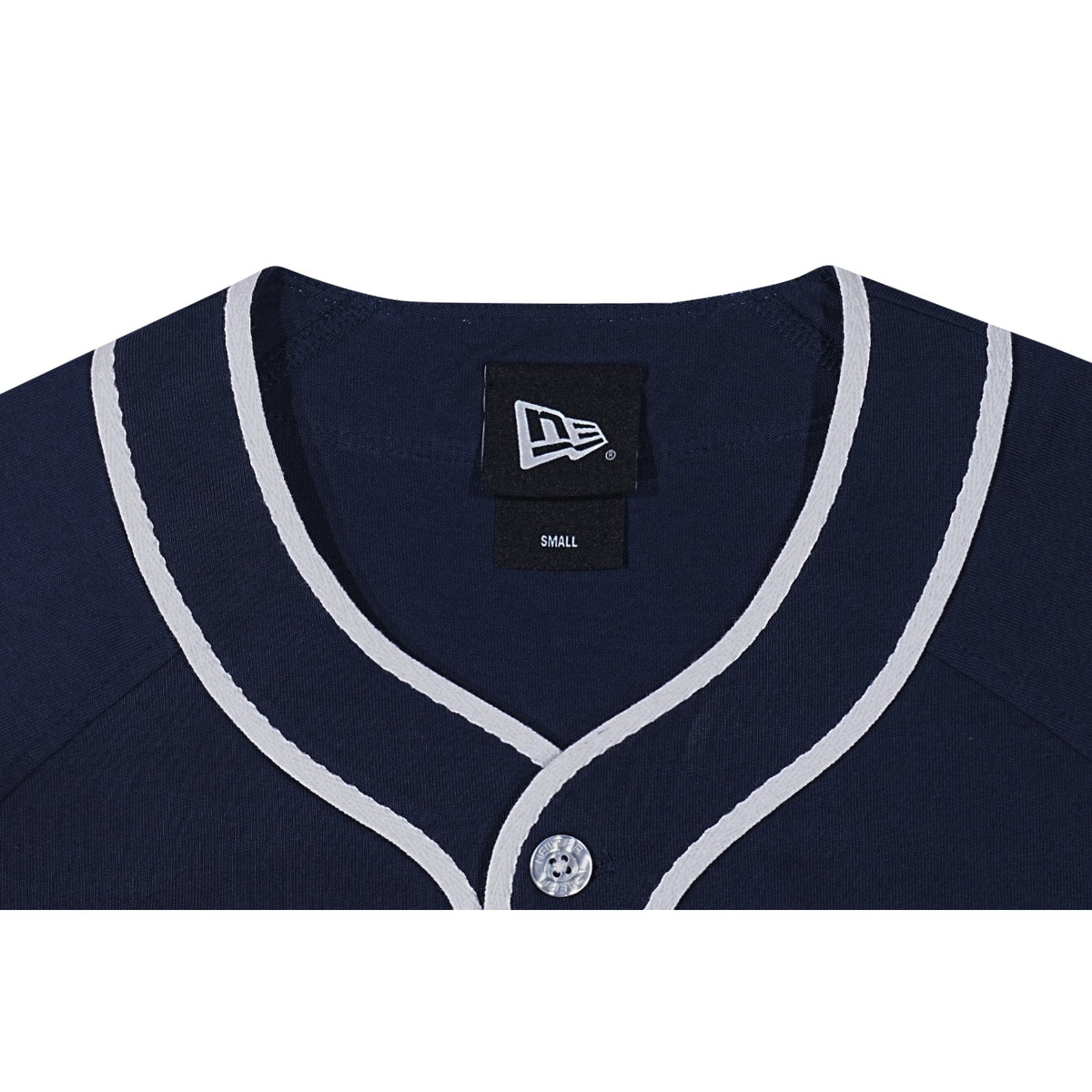 New Era New York Navy Short Sleeve Baseball Jersey
