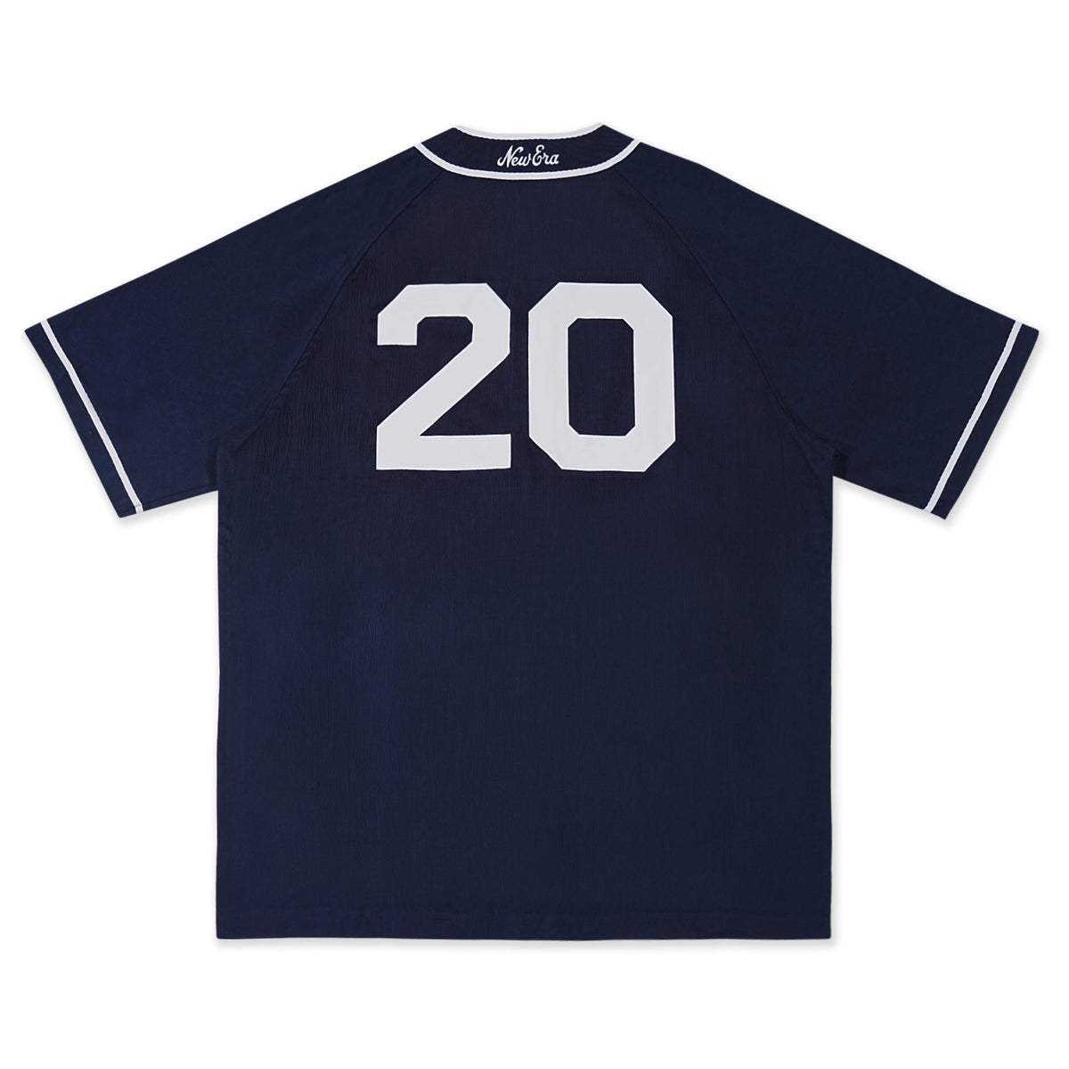 New Era New York Navy Short Sleeve Baseball Jersey