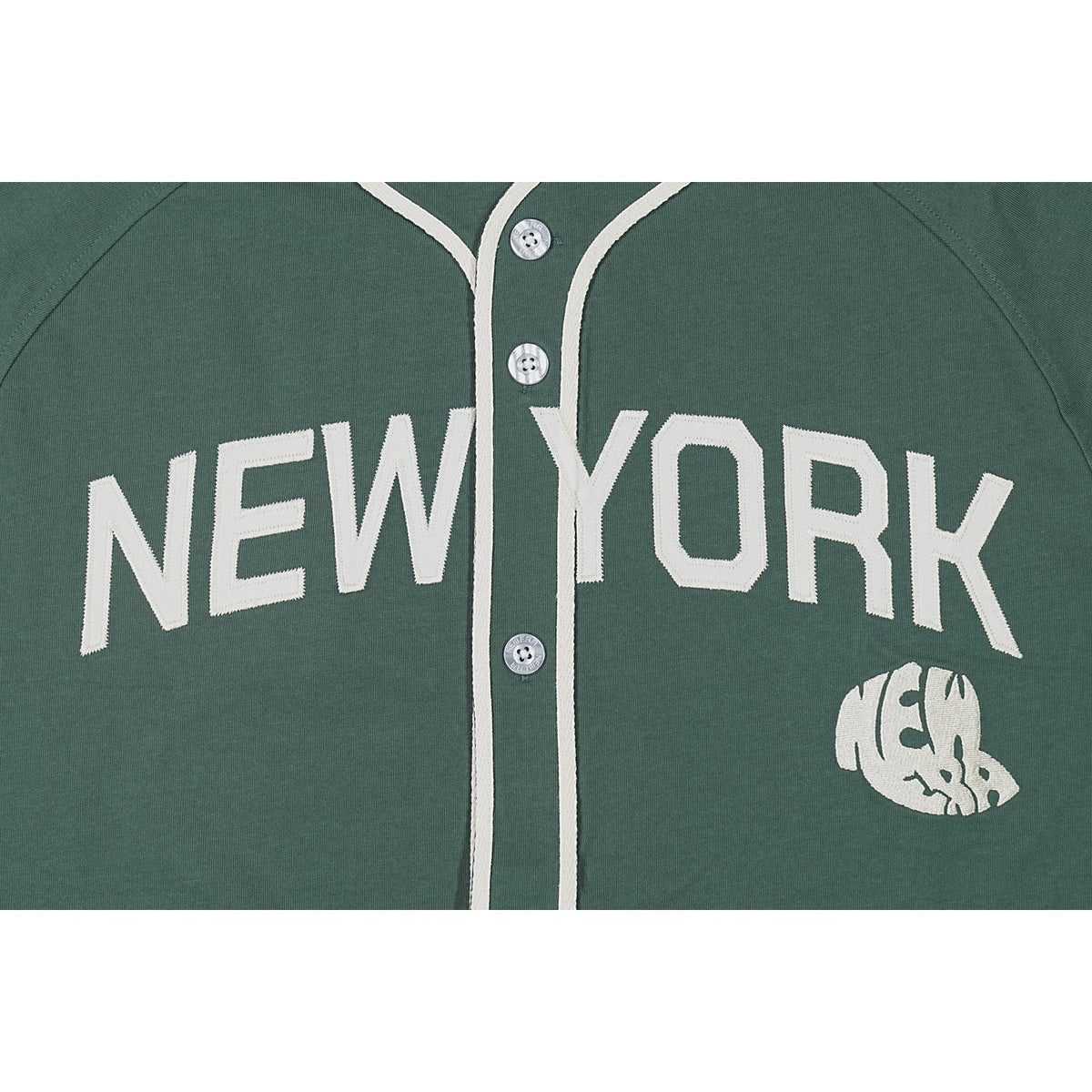 New Era New York Cilantro Green Short Sleeve Baseball Jersey