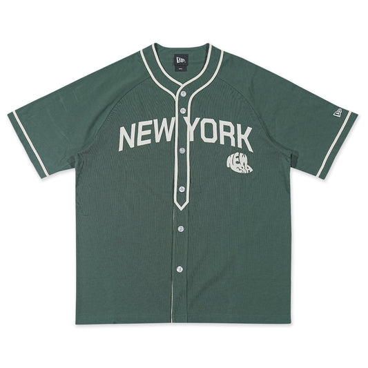 New Era New York Cilantro Green Short Sleeve Baseball Jersey