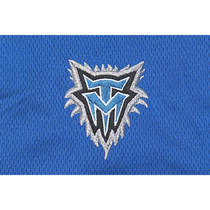 Minnesota Timberwolves NBA Hardwood Classics  Short Sleeve Seashore Blue Baseball Jersey