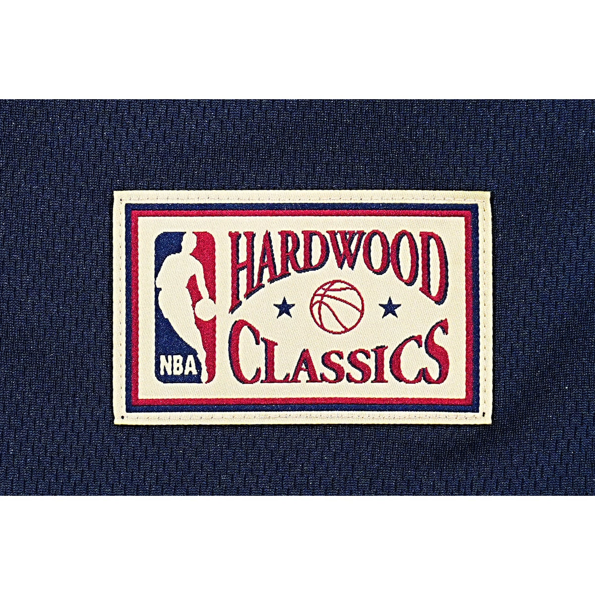 Golden State Warriors NBA Hardwood Classics Short Sleeve Navy Baseball Jersey
