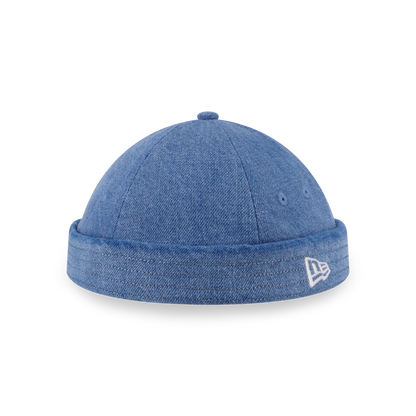 New Era Washed Skully Denim Skully