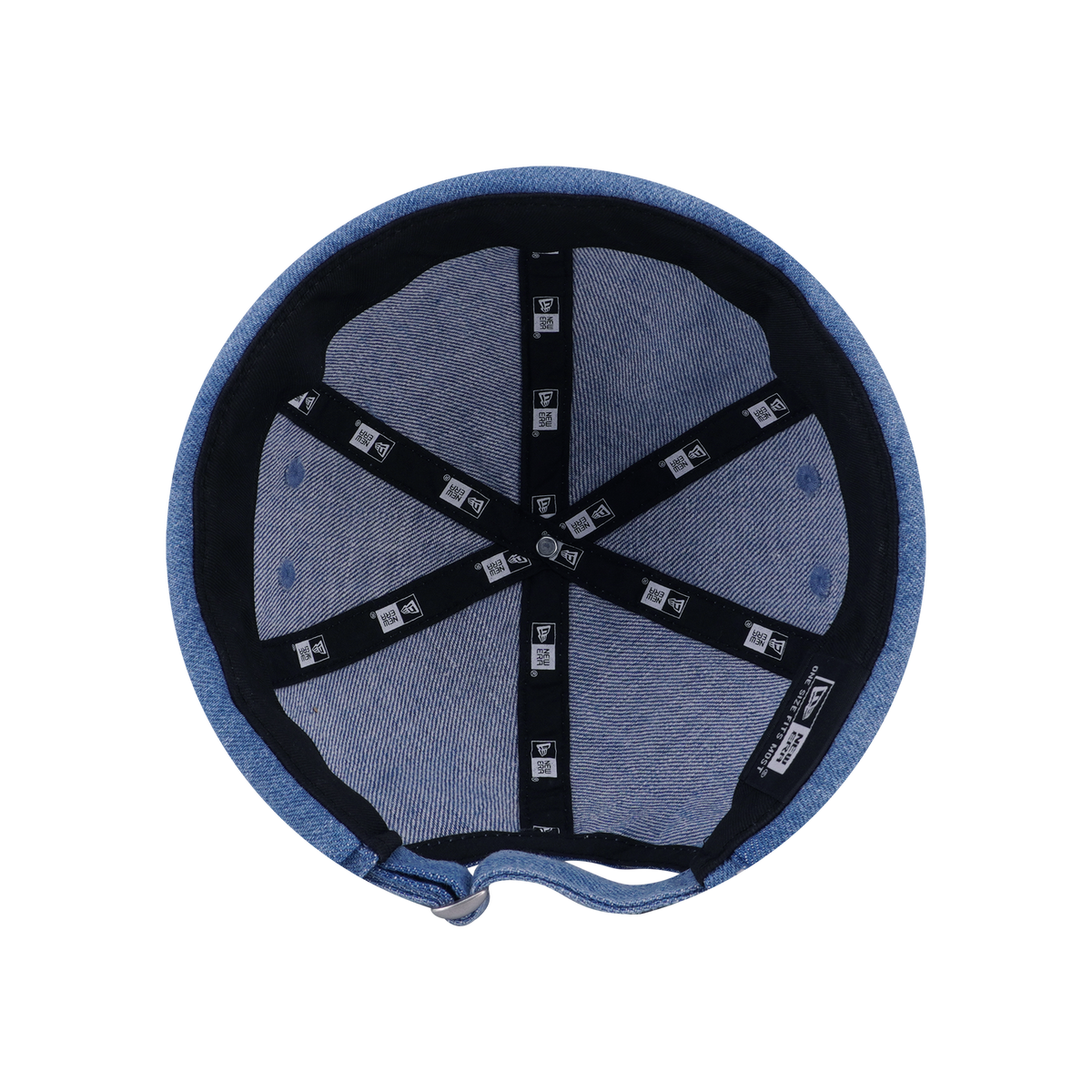 New Era Washed Skully Denim Skully