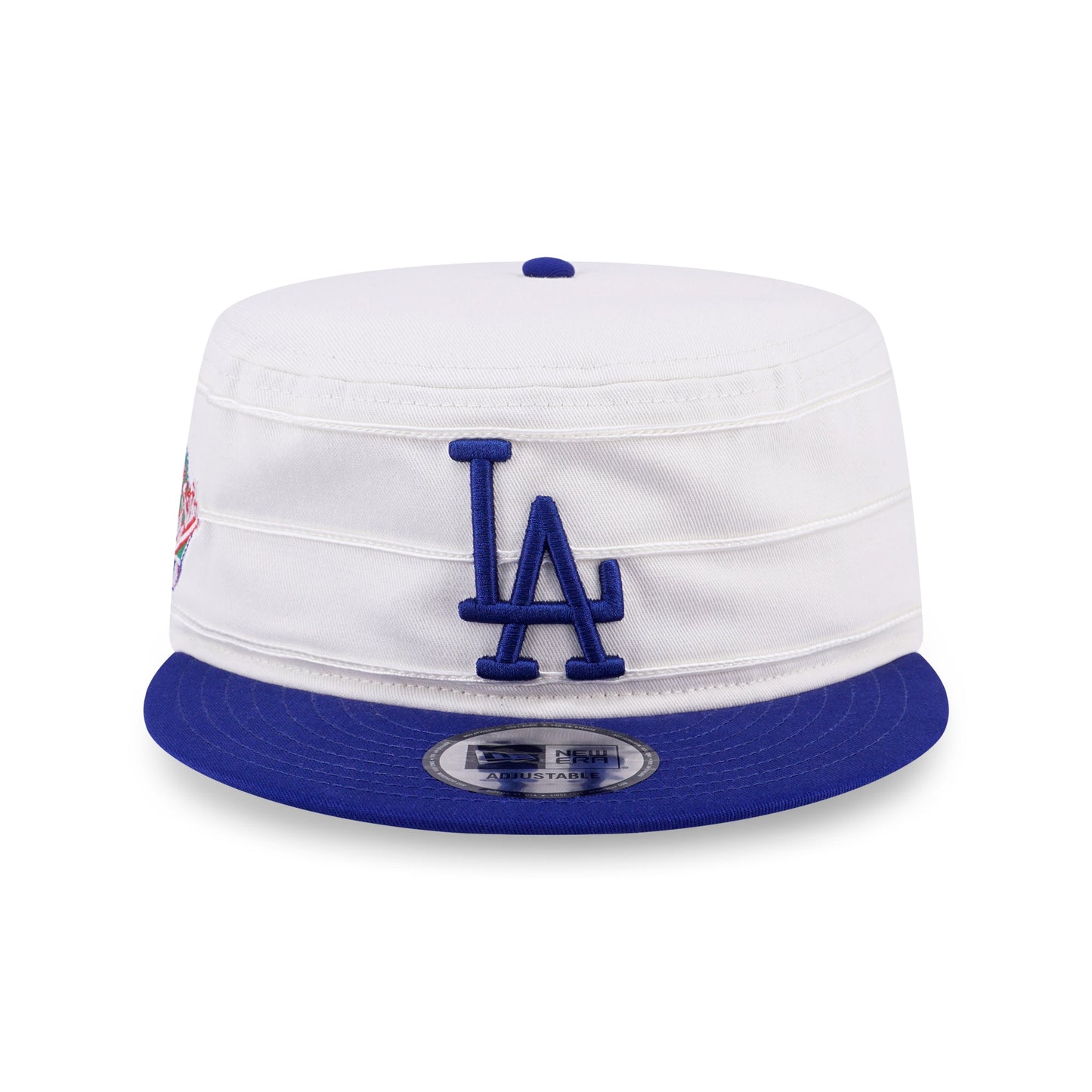 Pillbox Los Angeles Dodgers Pillbox Pack 2-Tone Dark Royal Visor Chrome White Snapback
