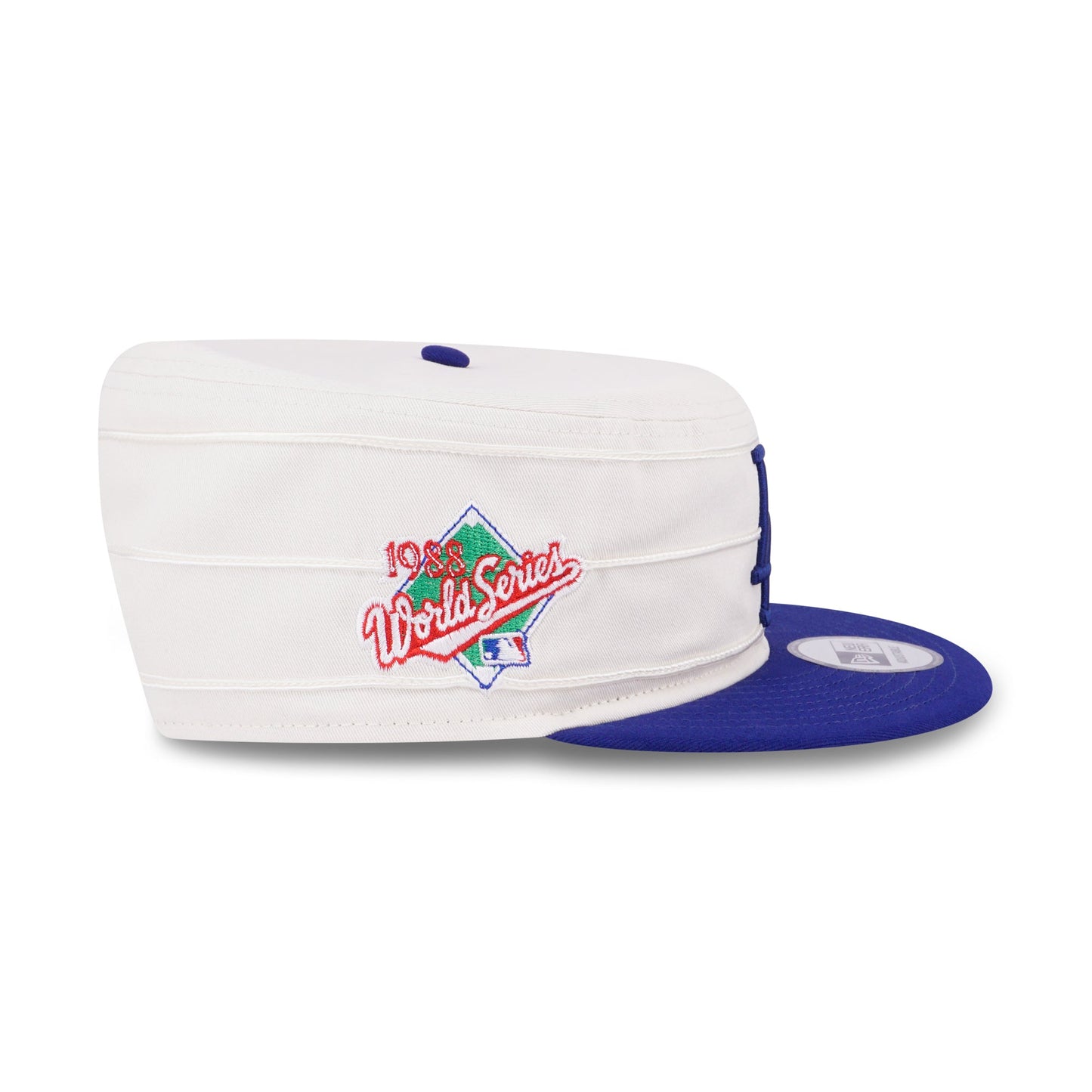 Pillbox Los Angeles Dodgers Pillbox Pack 2-Tone Dark Royal Visor Chrome White Snapback