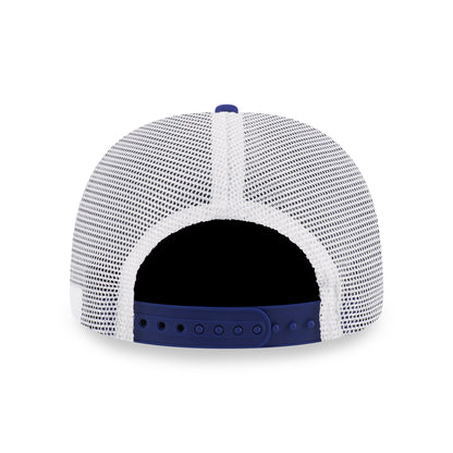 9SEVENTY Trucker Los Angeles Dodgers 2-Tone Dark Royal Visor Gray Stretch Snapback