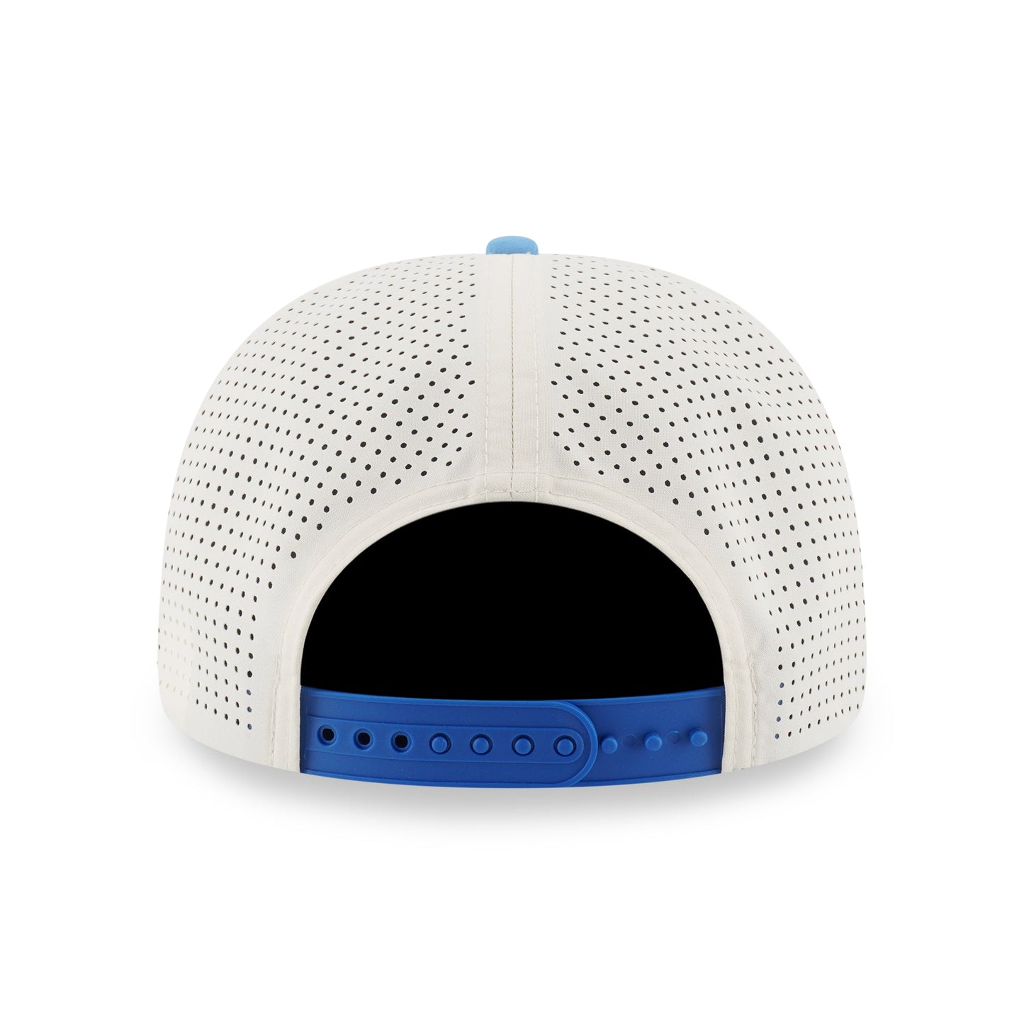9SEVENTY Los Angeles Dodgers Gradient 2-Tone Radiant Blue Visor Chrome White Stretch Snapback