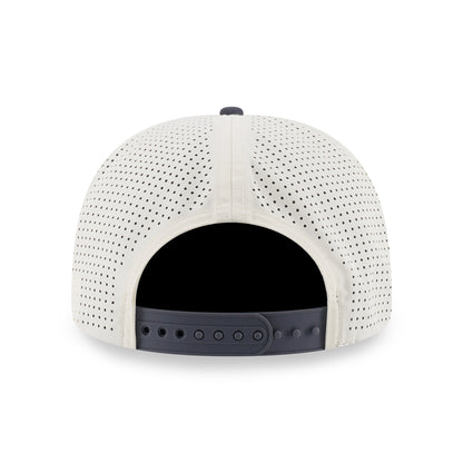 9SEVENTY Chicago White Sox Gradient 2-Tone Graphite Visor Chrome White Stretch Snapback