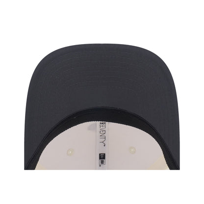 9SEVENTY Chicago White Sox Gradient 2-Tone Graphite Visor Chrome White Stretch Snapback