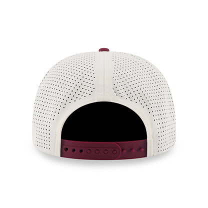 9SEVENTY Boston Red Sox Gradient 2-Tone Cardinal Visor Chrome White Stretch Snapback