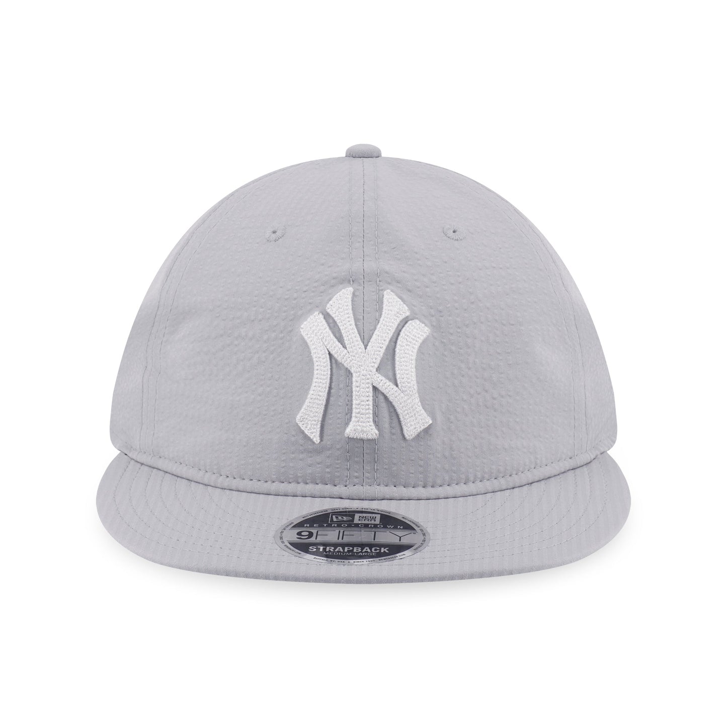 9FIFTY Retro Crown New York Yankees RC Seersucker Gray Adjustable