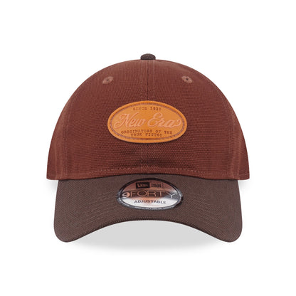 9FORTY Unstructured New Era Urban Kit 2-Tone Chestnut Visor Brown Adjustable