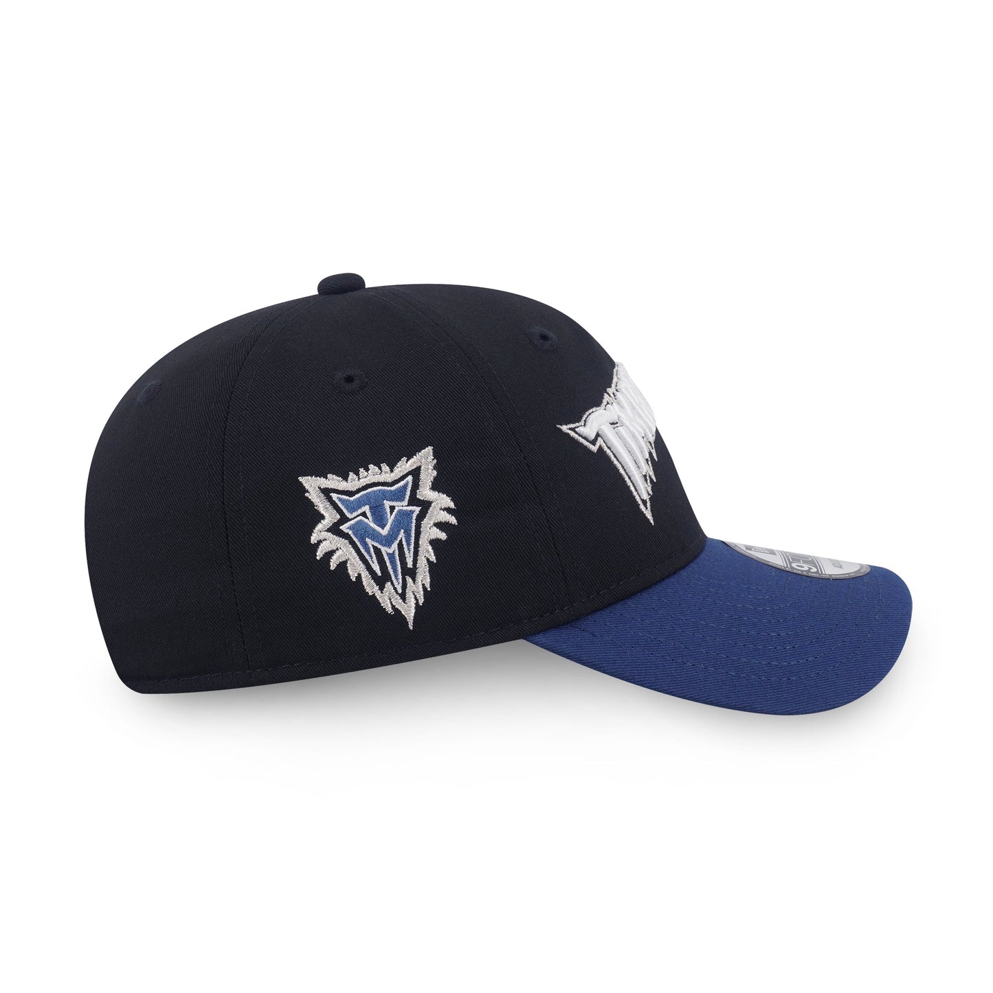 9FORTY Unstructured Minnesota Timberwolves NBA Hardwood Classics 2-Tone Deep Blue Visor Black Adjustable