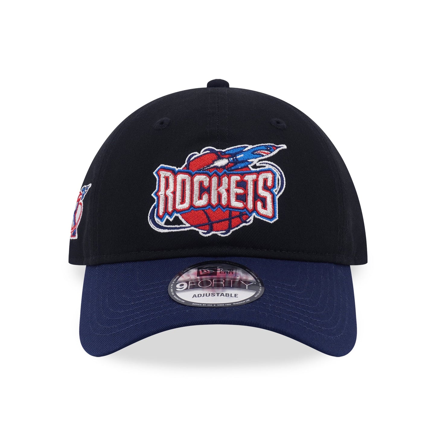9FORTY Unstructured Houston Rockets NBA Hardwood Classics 2-Tone Oceanside Blue Visor Black Adjustable