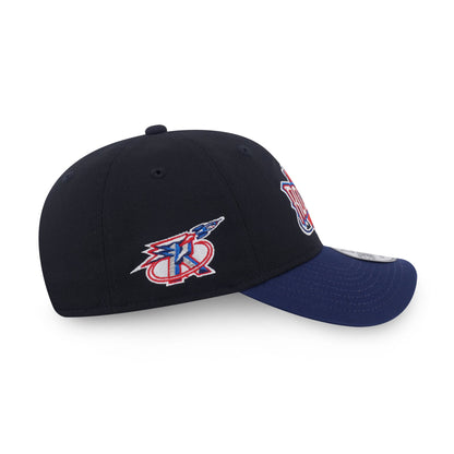 9FORTY Unstructured Houston Rockets NBA Hardwood Classics 2-Tone Oceanside Blue Visor Black Adjustable