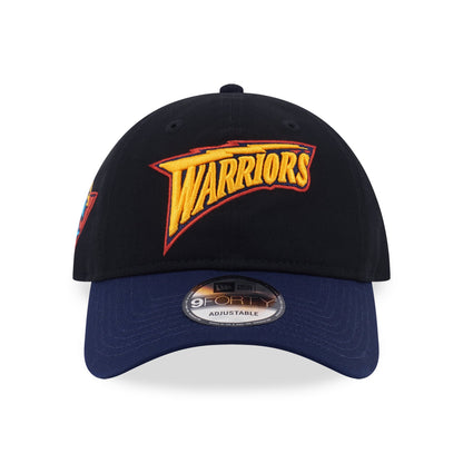 9FORTY Unstructured Golden State Warriors NBA Hardwood Classics 2-Tone Oceanside Blue Visor Black Adjustable