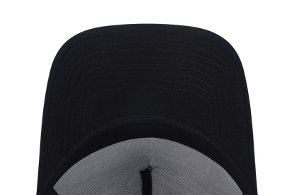 9FORTY A-Frame Trucker License Plate Black Adjustable