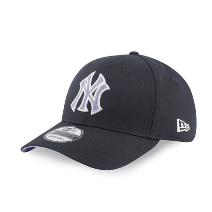 9FORTY New York Yankees MLB Patchwork Steel Clouds Gray Adjustable