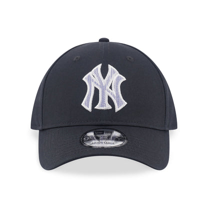 9FORTY New York Yankees MLB Patchwork Steel Clouds Gray Adjustable