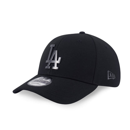 9FORTY Los Angeles Dodgers Nickel Metal Badge Black Adjustable